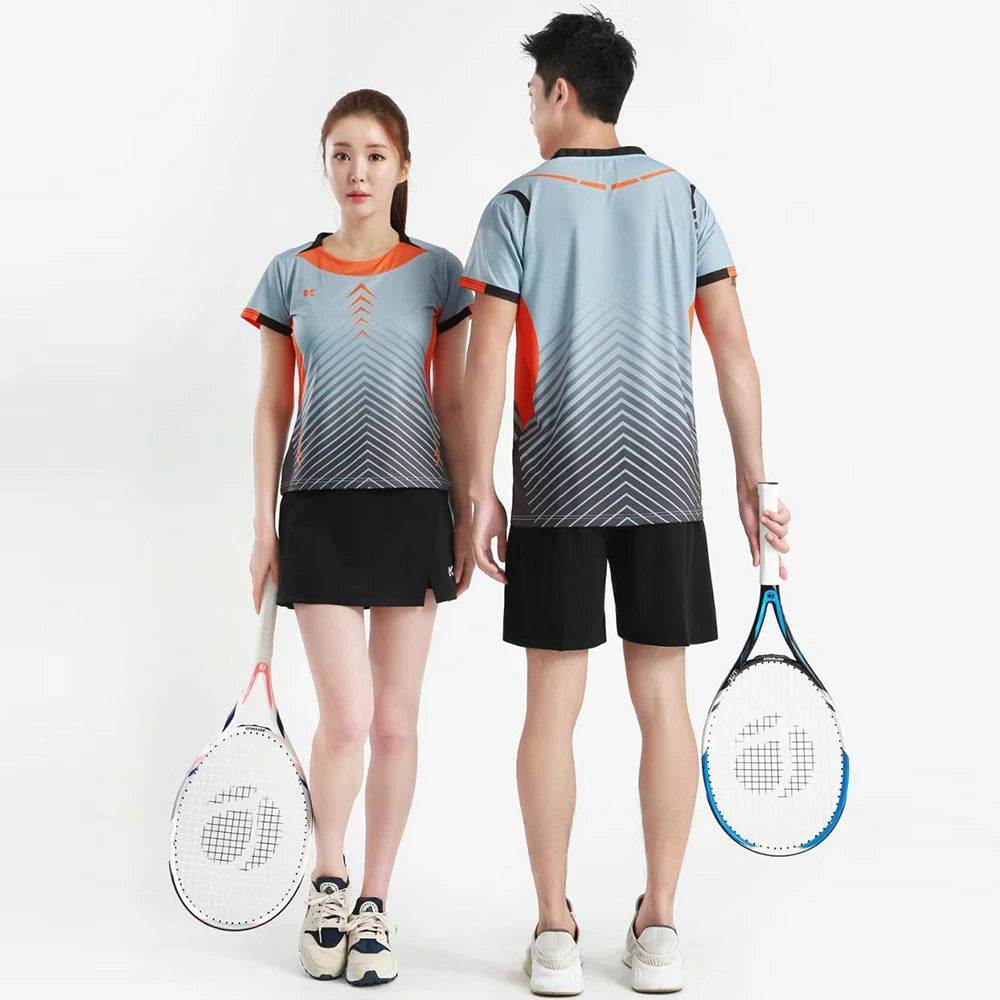 NEW Tennis Shirts Women Men Sports Clothes Badminton Wear Shirts Table Tennis Game Shirts Clothes Exercise POL O Clothes